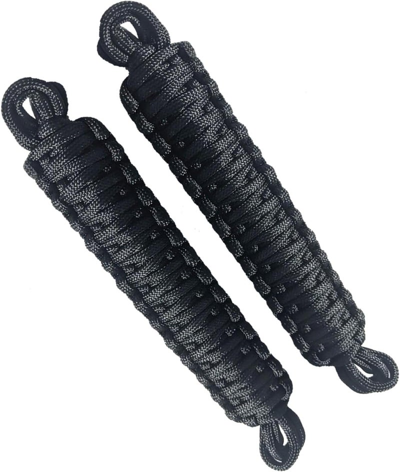 KIXILO Door Limiting Straps for 1987-2023 Wrangler CJ YJ TJ JK JL & Gladiator JT Truck Retractable High Toughness Swing Limiter Replacement Parts 2 Pack (Black) - Image 2
